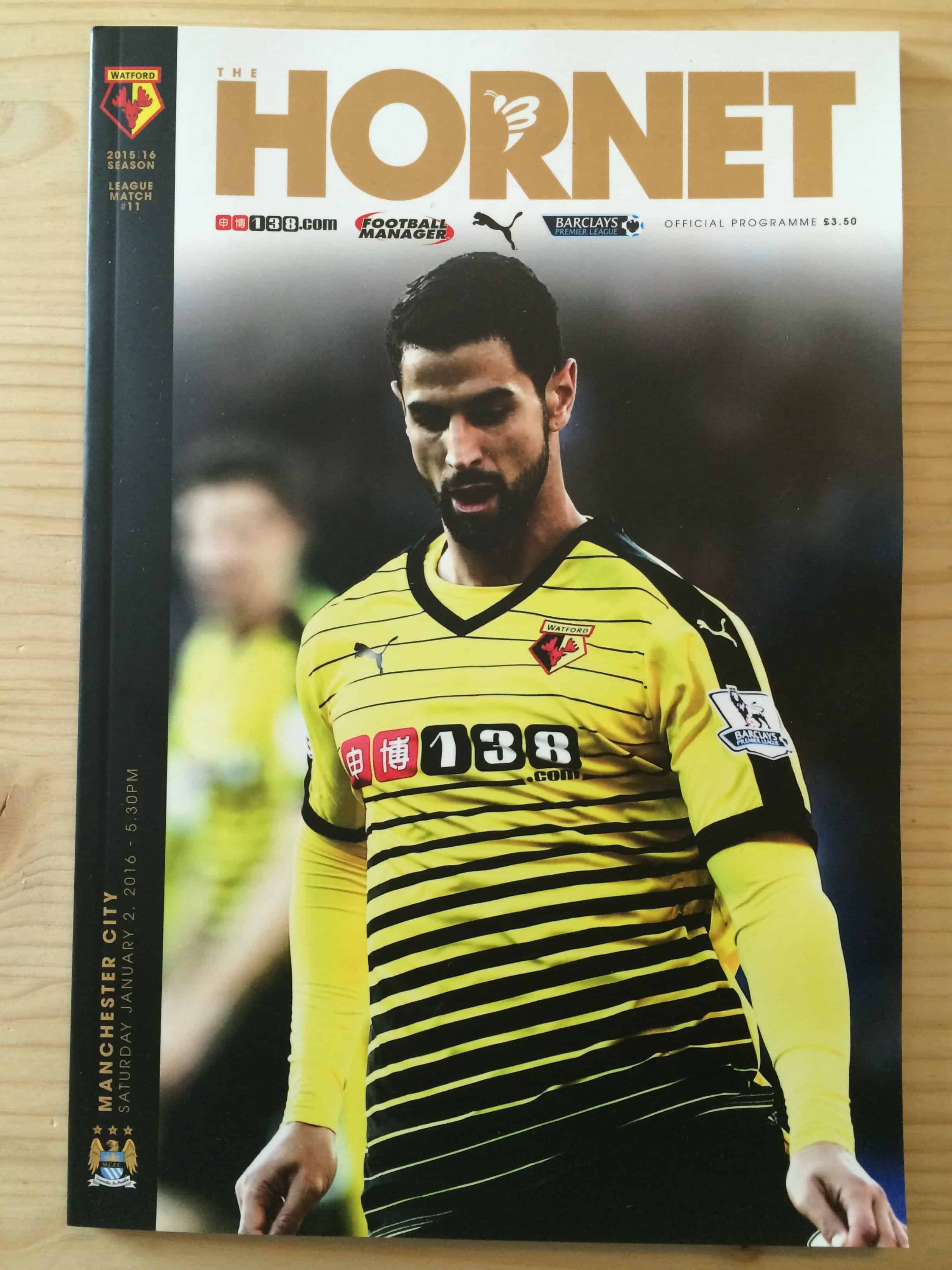Watford FC v Manchester City FC